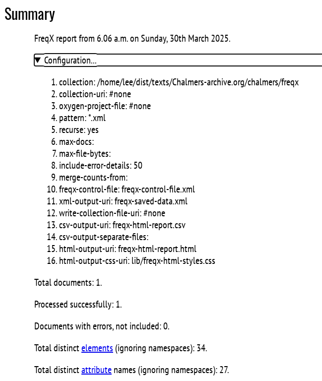 Report Summary
